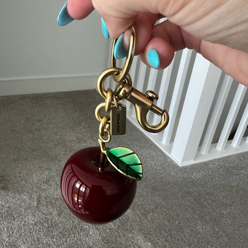 Coach Apple Bag Charm